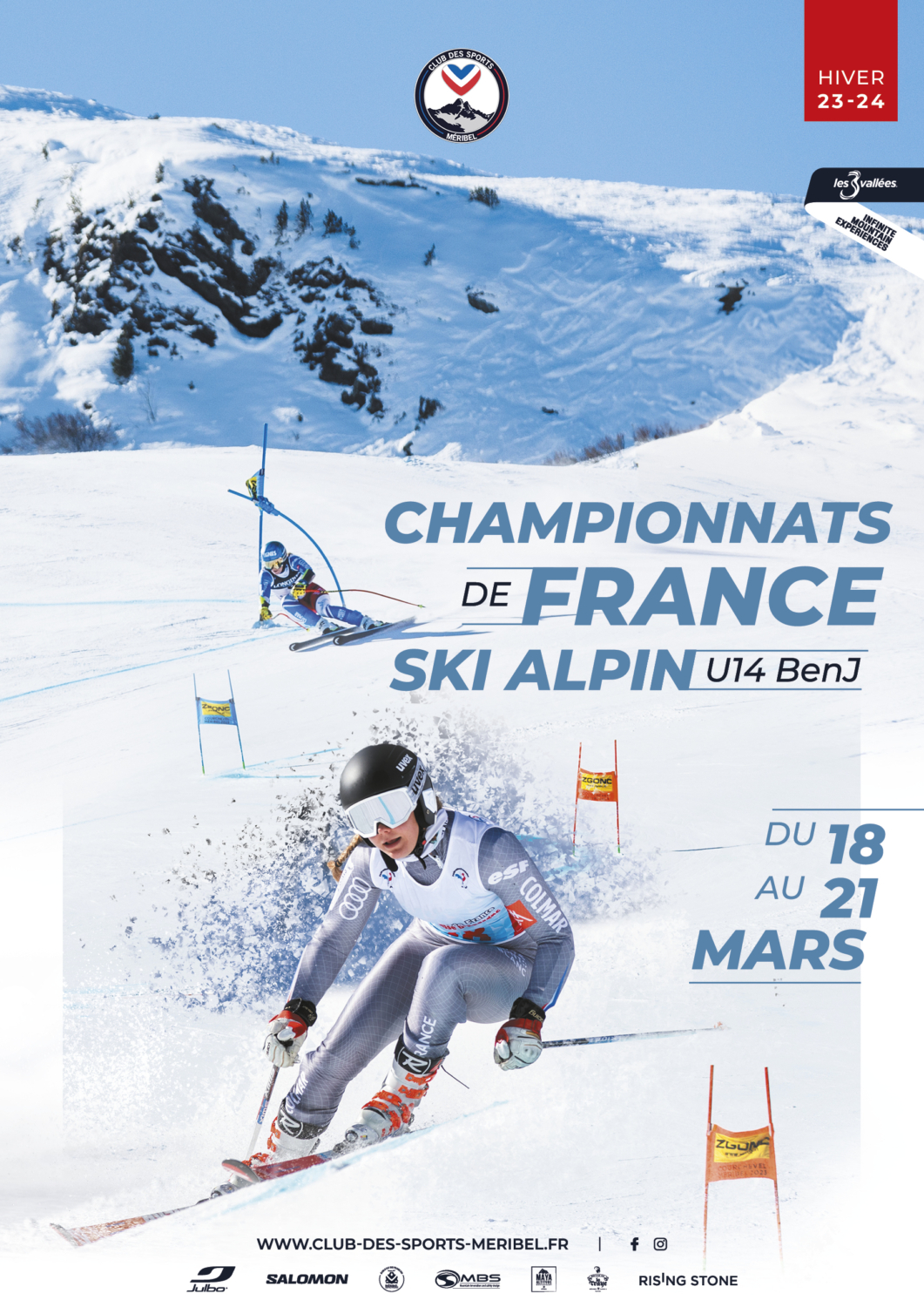 Championnats De France Des U14 - Ski Alpin - Club Des Sports Méribel